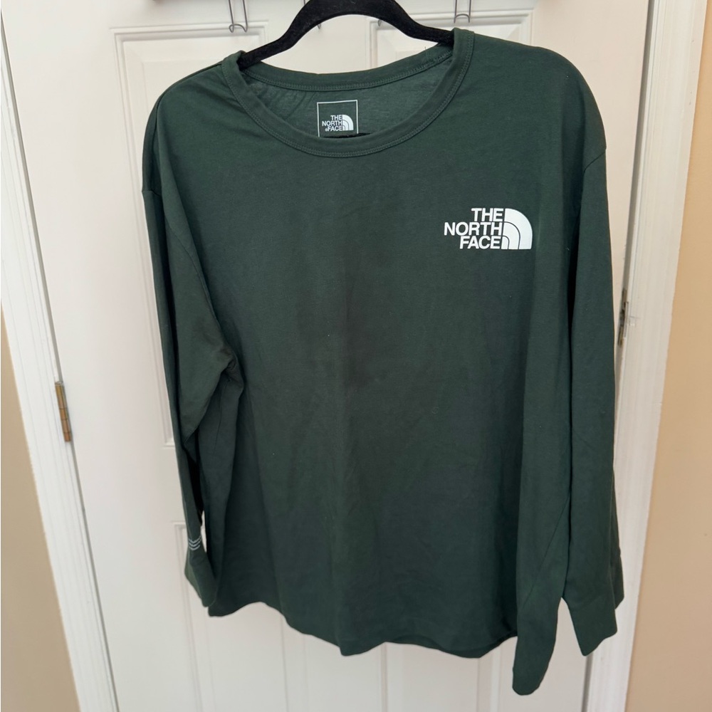 NorthFace Long Sleeve Green Tshirt